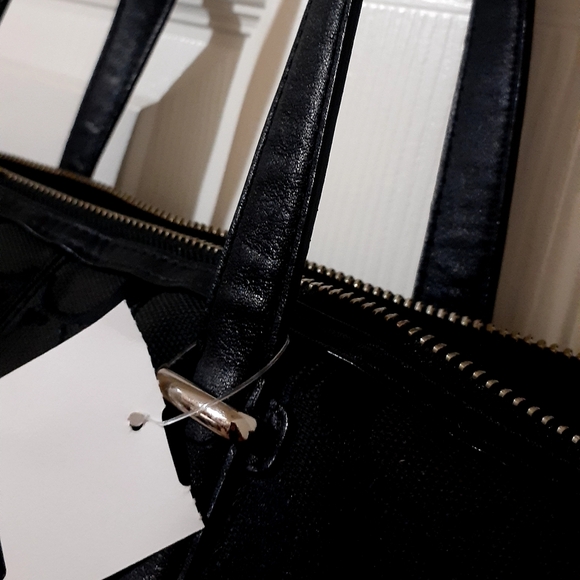 Coach Black Signature Tote Bag - Picture 13 of 14